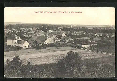 AK Motigny-sur-Aube, Vue générale