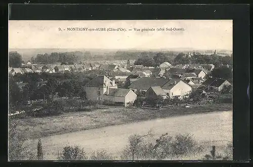 AK Motigny-sur-Aube, Vue générale