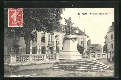 AK Nolay, Monument Lazare Carnot