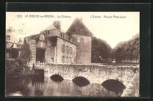 AK La Roche-en-Brenil, L`Entrée, Ancien Pont-Levis