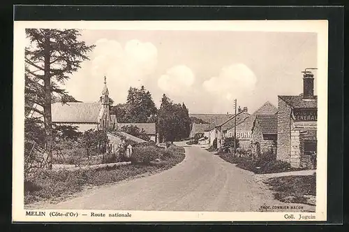 AK Melin, Route nationale