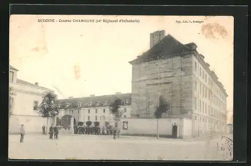 AK Auxonne, Caserne Chambure, 10. Regiment d'Infanterie