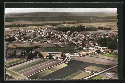 AK Mailly-l`Eglise, Vue générale aérienne