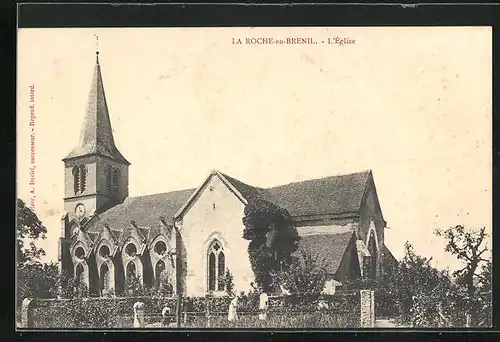 AK La Roche-en-Brenil, L`Eglise