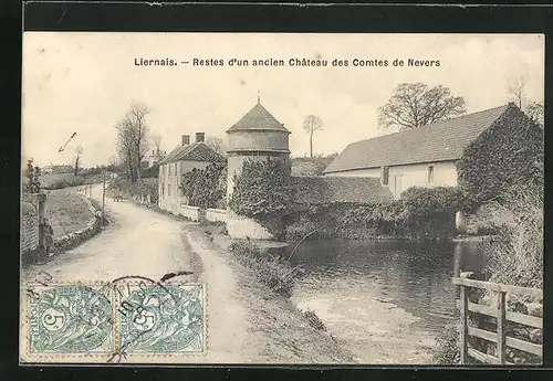 AK Liernais, Restes d`un ancien Chateau des Comtes de Nevers