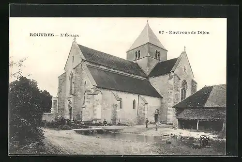 AK Rouvres, L`Eglise, neben den Stallungen