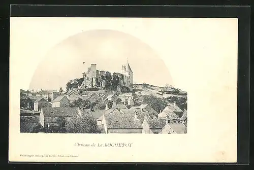 AK Larochepot, Le Chateau, Vue Panoramique