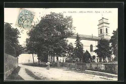 AK Arc-sur-Tille, L`Eglise