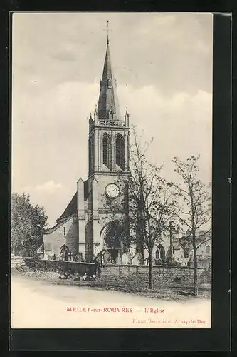 AK Meilly-sur-Rouves, L`Eglise, Facade