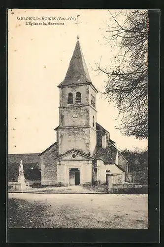 AK St-Broing-les-Moines, L`Eglise et la Monument