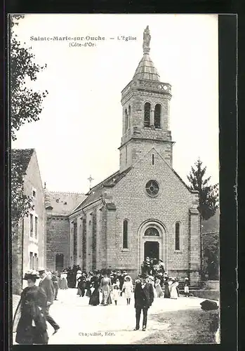 AK Sainte-Marie-sur-Ouche, L`Église