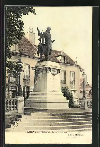 AK Nolay, Statue de Lazare Carnot