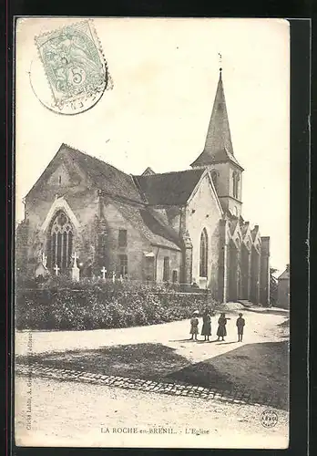 AK La Roche-en-Brenil, L`Église