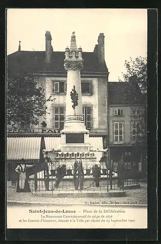 AK Saint-Jean-De-Losne, Place de la Délibération