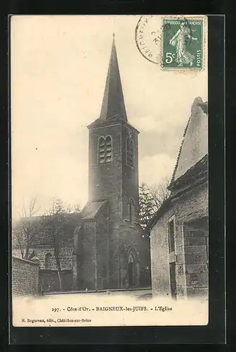 AK Baigneux-les-Juifs, L`Église