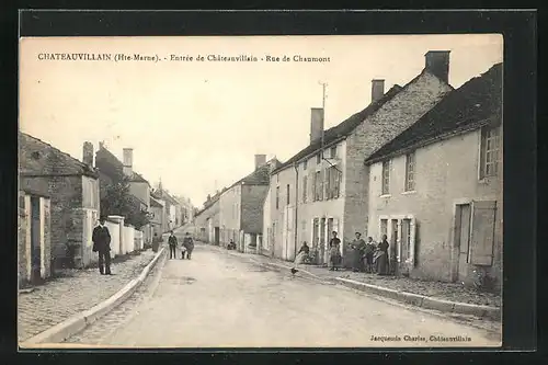 AK Chateauvillain, Rue de Chaumont