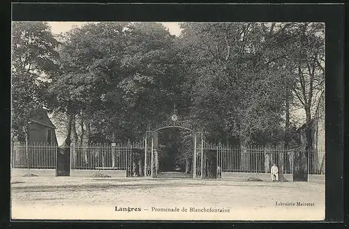 AK Langres, Promenade de Blanchefontaine