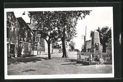 AK Bologne, La Route de Chaumont et le Monument