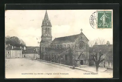 AK Bourbonne-les-Bains, L`Eglise, Entrée Principale