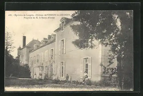AK Poinson-les-Grancey, Chateau de Poinson-les-Grancey