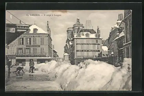 AK Langres, Il neige à Langres