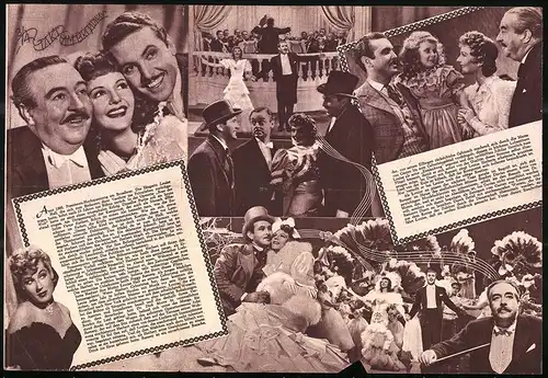 Filmprogramm Filmpost Nr. 84, 3 /4 Takt am Broadway, Allan Jones, Mary Martin, Walter Connoll, Regie Andrew L. Stone