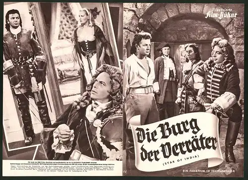 Filmprogramm IFB Nr. 2562, Die Burg der Verräter, Cornel Wilde, Jean Wallace, Herbert Lom, Regie Arthur Lubin