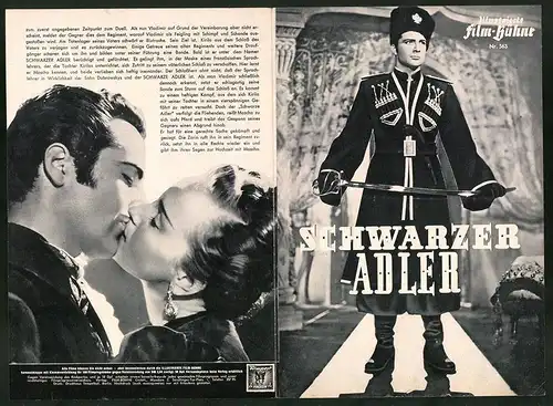 Filmprogramm IFB Nr. 563, Schwarzer Adler, Alexander Puschkin, Regie Riccardo Freda