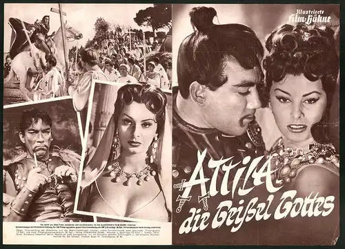 Filmprogramm IFB Nr. 2737, Attila die geissel Gottes, Anthony Quinn, Sophia Loren, Henri Vidal, Regie Pietro Francisci