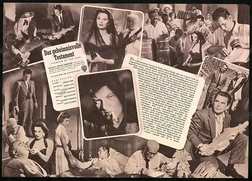 Filmprogramm IFB Nr. 2221, Das geheimnisvolle Testament, Glenn Ford, Diana Lynn, Patricia Medina, Regie John Farrow