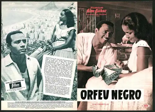 Filmprogramm IFB Nr. 5003, Orfeu Negro, Breno Mello, Parpessa Dawn, Lea Garcia, Regie Marcel Camus