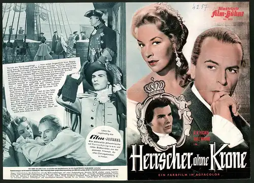 Filmprogramm IFB Nr. 3600, Herrscher ohne Krone, O. W. Fischerm Odile Versois, Hörst Buchholz, Regie Harald Braun