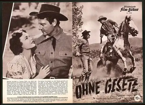 Filmprogramm IFB Nr. 3103, Ohne Geste, Joel McCrea, Wanda Hendrix, John McIntire, Regie Hugo Fregonese