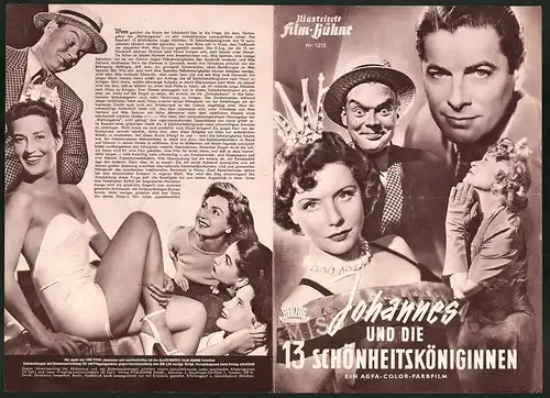 Filmprogramm IFB Nr. 1215, Johannes und die 13. Schönheitsköniginnen, Sonja Ziemann, Rudolf Prack, Regie Alfred Stöger