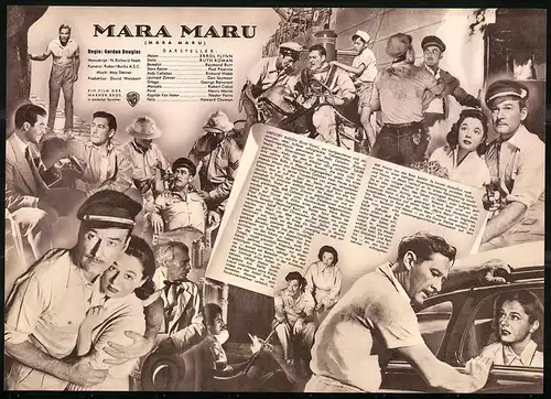 Filmprogramm IFB Nr. 1578, Mara Maru, Errol Flynn, Ruth Roman, Raymond Burr, Regie Gordon Douglas