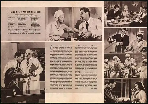 Filmprogramm PFP Nr. 111 /57, Und nicht als ein Fremder, Frank Sinatra, Robert Mitchum, Regie Stanley Kramer