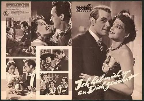 Filmprogramm PFP Nr. 79 /57, Ich habe mich so an Dich gewöhnt, Adrienne Gessner, Hermann Thimig, Regie Eduard v. Borsody