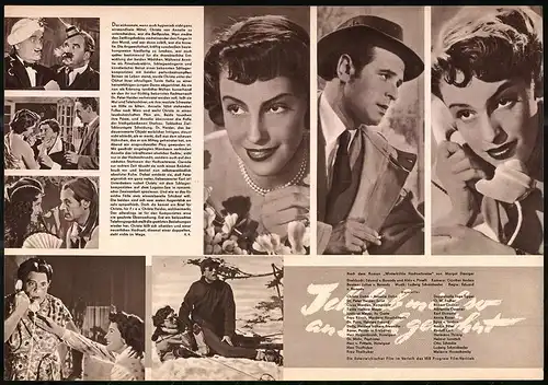 Filmprogramm PFP Nr. 79 /57, Ich habe mich so an Dich gewöhnt, Adrienne Gessner, Hermann Thimig, Regie Eduard v. Borsody