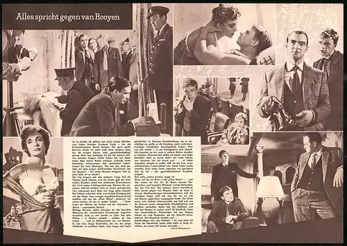 Filmprogramm PFP Nr. 43 /61, Alles spricht gegen van Rooyen, Hardy Krüger, Stanley Baker, Regie Joseph Losey