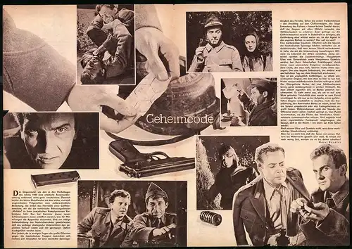 Filmprogramm PFP Nr. 99 /60, Geheimcode, Emanoil Petrut, Al. Radulescu, Regie Lucian Bratu