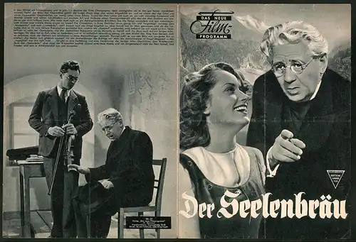 Filmprogramm DNF Nr. 23, Der Seelenbräu, Paul Hörbiger, Heinrich Gretler, Regie Gustav Ucicky