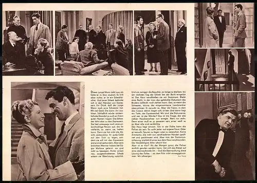 Filmprogramm PFP Nr. 71 /58, Haus der Erpressung, Mary Germaine, William Sylvester, Regie Maurice Elvey