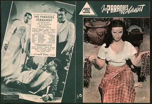 Filmprogramm DNF, Ins Paradies verbannt, Glynis Johns, Robert Newton, Donald Sinden, Regie Muriel Box