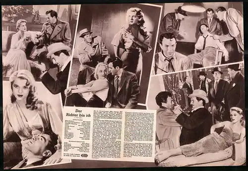 Filmprogramm DNF, Der Richter bin ich, Biff Elliot, Preston Foster, Peggie Castle, Regie Harry Essox