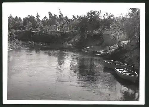 Fotografie Ansicht Jericho, Blick auf Fluss Jordan