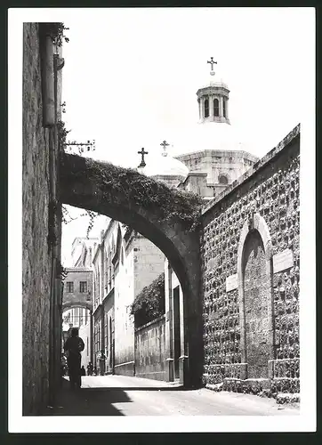 Fotografie Ansicht Jerusalem, Via Dolorosa, Strassenpartie