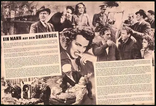 Filmprogramm DNF, Ein Mann auf dem Drahtseil, Cameron Mitchell, Frederic March, Regie: Elia Kazan