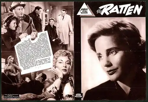 Filmprogramm DNF, Die Ratten, Maria Schell, Curd Jürgens, Regie: Robert Siodmak