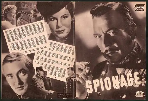 Filmprogramm DNF, Spionage, Rudolf Forster, Hannelore Bollmann, Ewald Balser, Regie: Franz Antel