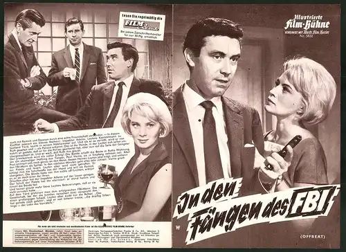 Filmprogramm IFB Nr. 5832, In den Fängen des FBI, William Sylvester, John Meillon, Mai Zetterling, Regie Cliff Owen